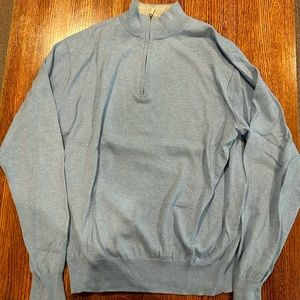 Peter Millar Quarter-Zip Cotton-Cashmere Sweater